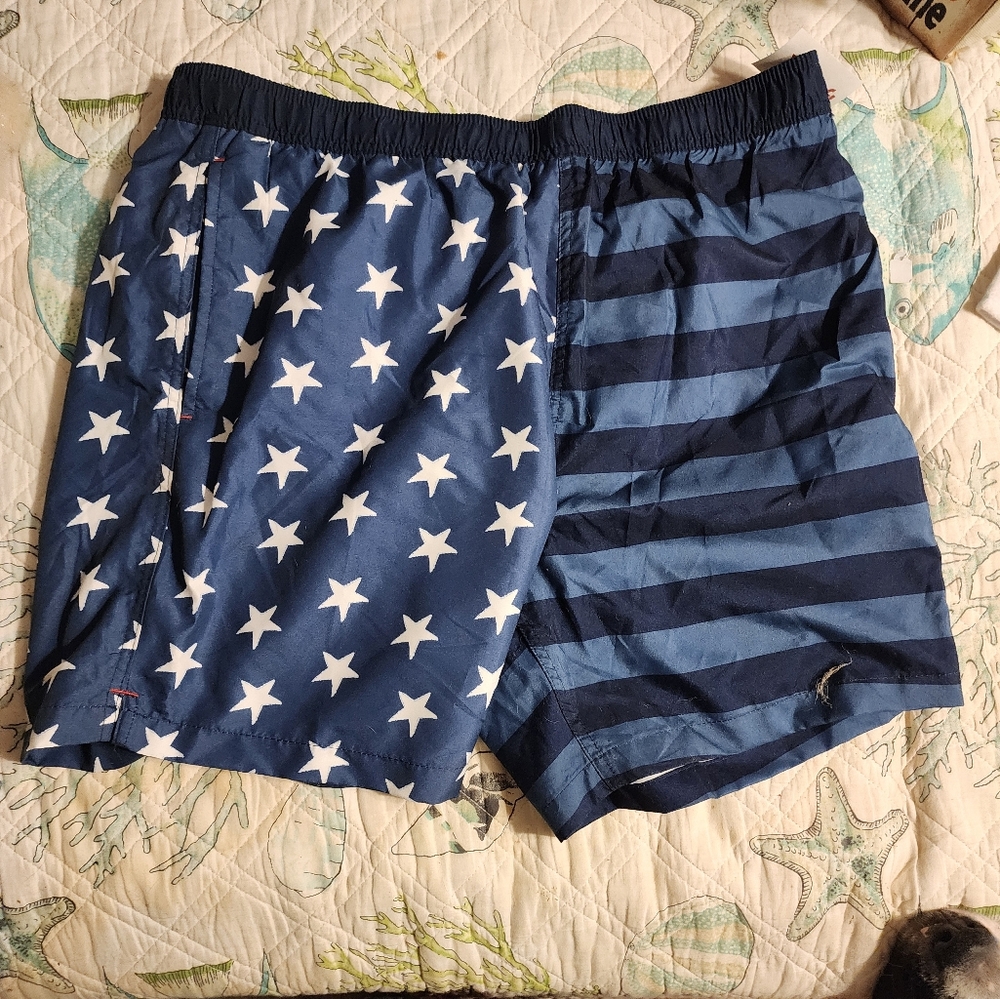 Laguna American Flag Swim Trunks XL
